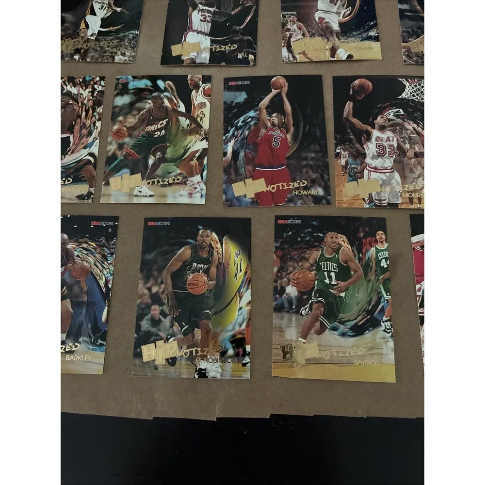 1996-97 Hoops Hipnotized‎ 13 Card Lot O'Neal Rodman Mourning Kidd Barkley Payton